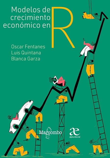 Portada de Modelos de crecimiento económico en R