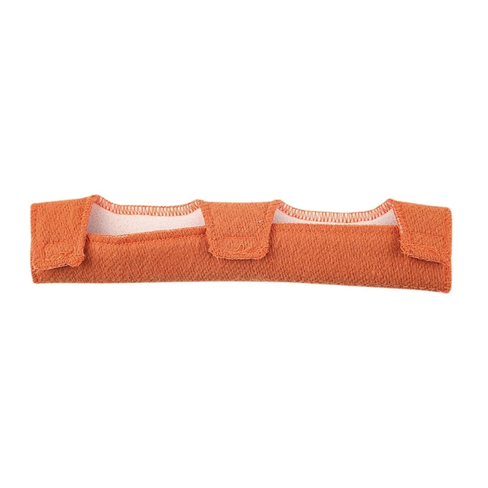 Schweißpolster für Helme, Schweißband for Schutzhelme, 10 Stück, Orange, 22,7 x cm, Baumwollfutter, waschbar, atmungsaktiv, wiederverwendbar