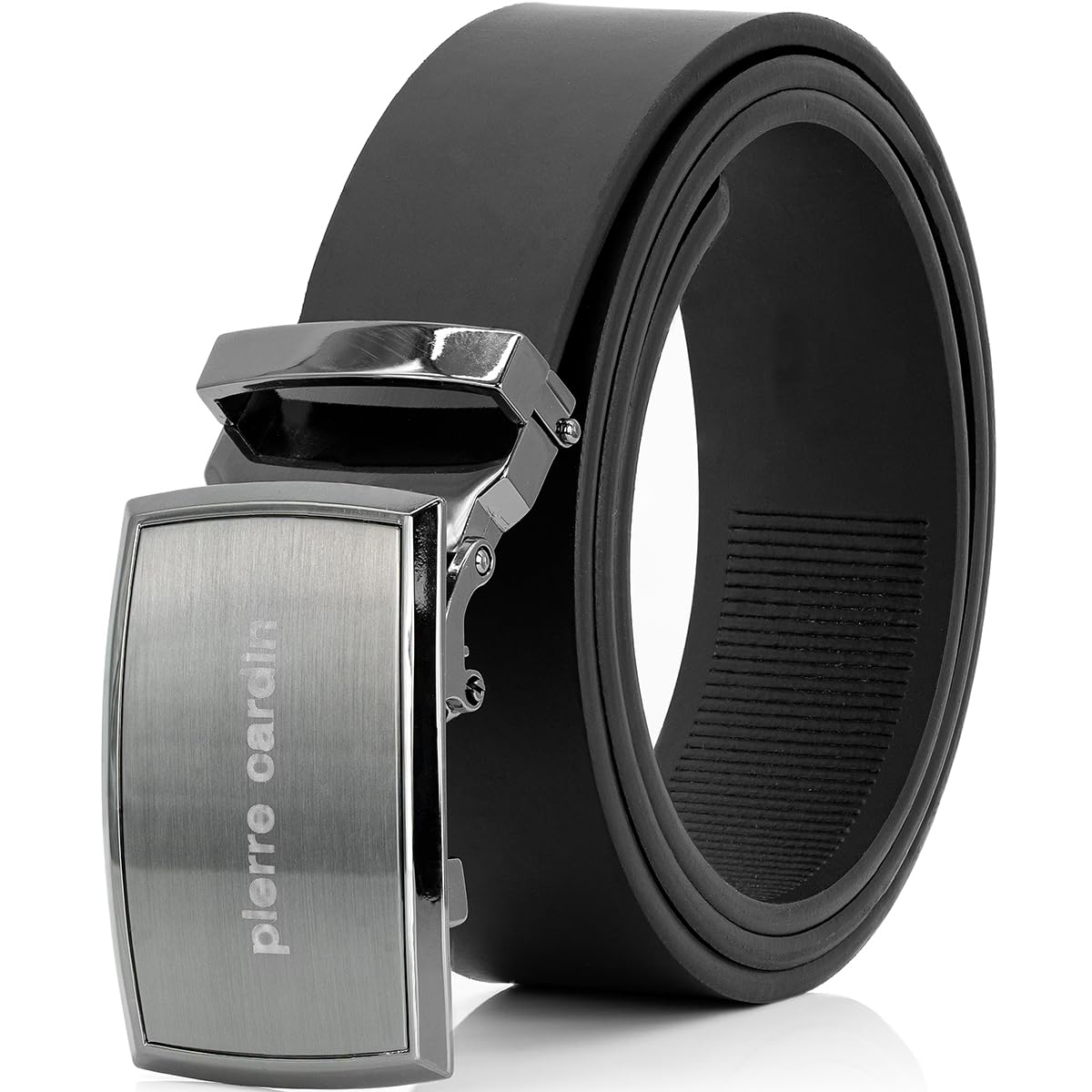 Pierre Cardin Leder-Gürtel Herren 40 mm Rindleder schwarz