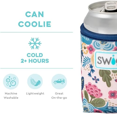 Miniatura 202 de Swig Life Skinny Can Coolie, soporte delgado de 12 onzas, enfriador de neopreno aislado con bolsillo, fundas para botellas de cerveza altas, All