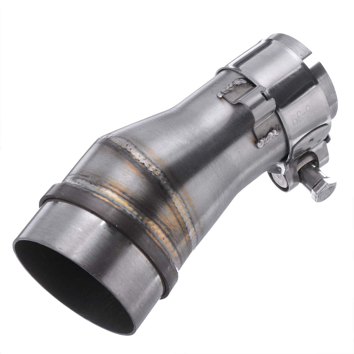 YONGYAO 51Mm A 35Mm Connettore Adattatore Marmitta Tubo di Scarico in Acciaio Moto Lucidato 2 "