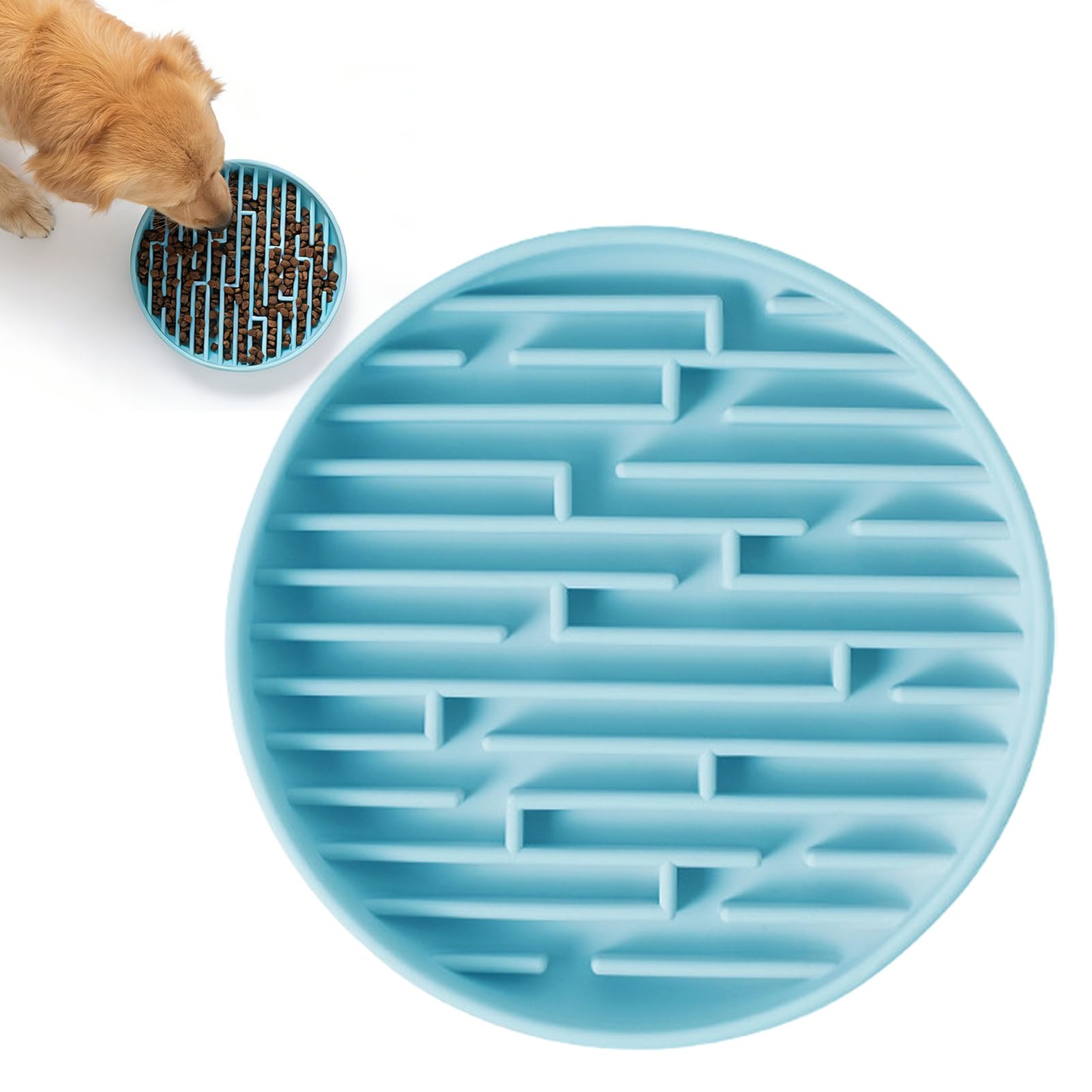 Gamelle anti-étouffement antidérapante en silicone pour réguler les repas