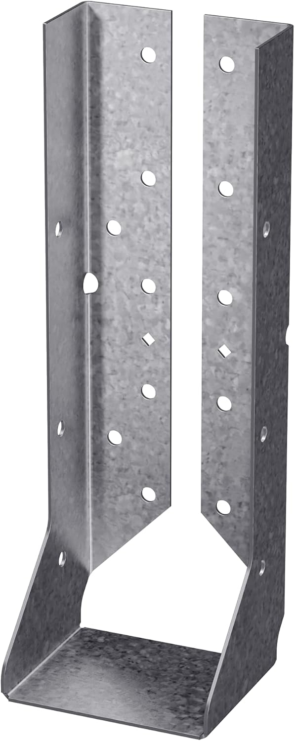 Simpson Strong-Tie HUCQ412-SDS HUCQ Heavy Face-Mount Concealed-Flange Joist Hanger for 4x12 w/ Screws