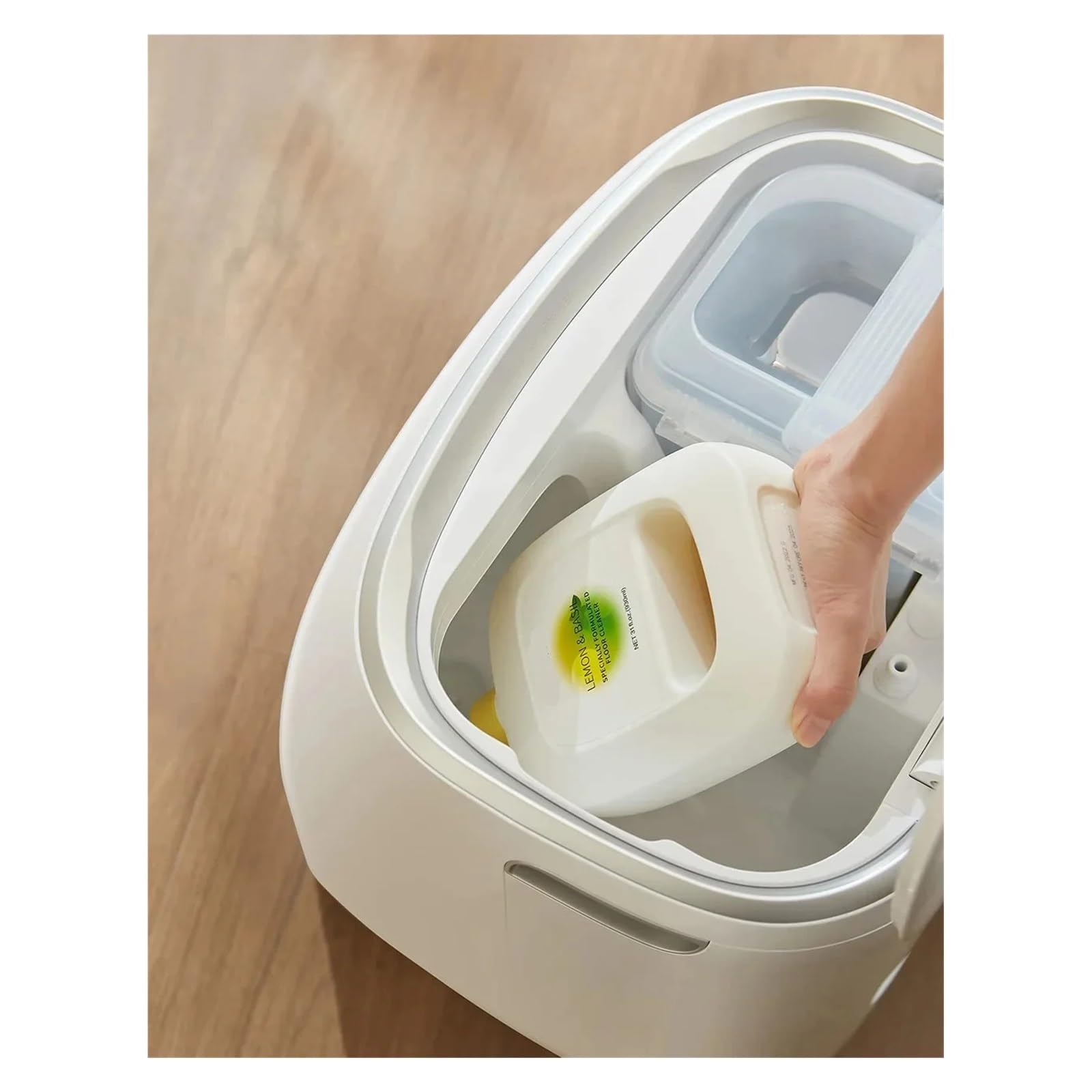 2 Stück/4 Stück Mehrflächenreiniger mit Zitronen- und Basilikumduft, 930 ml, kompatibel mit Narwal Freo X Ultra, J1/J2/J3/J4 Roboterstaubsaugern, Bodenreinigungsflüssigkeit der Freo-Serie(2pcs)