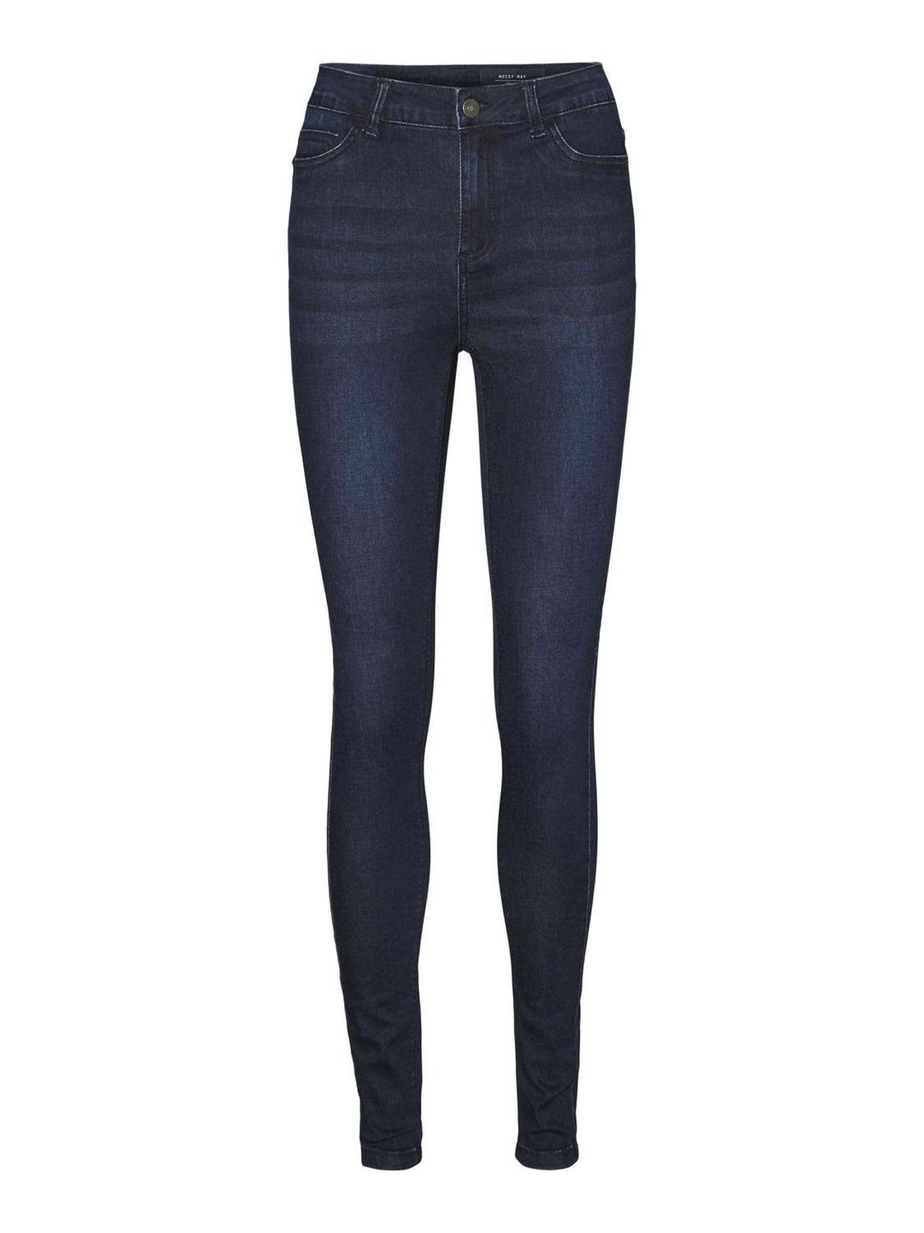 Noisy May Women's Jeans, Dark Denim Blue, 26W x 32L