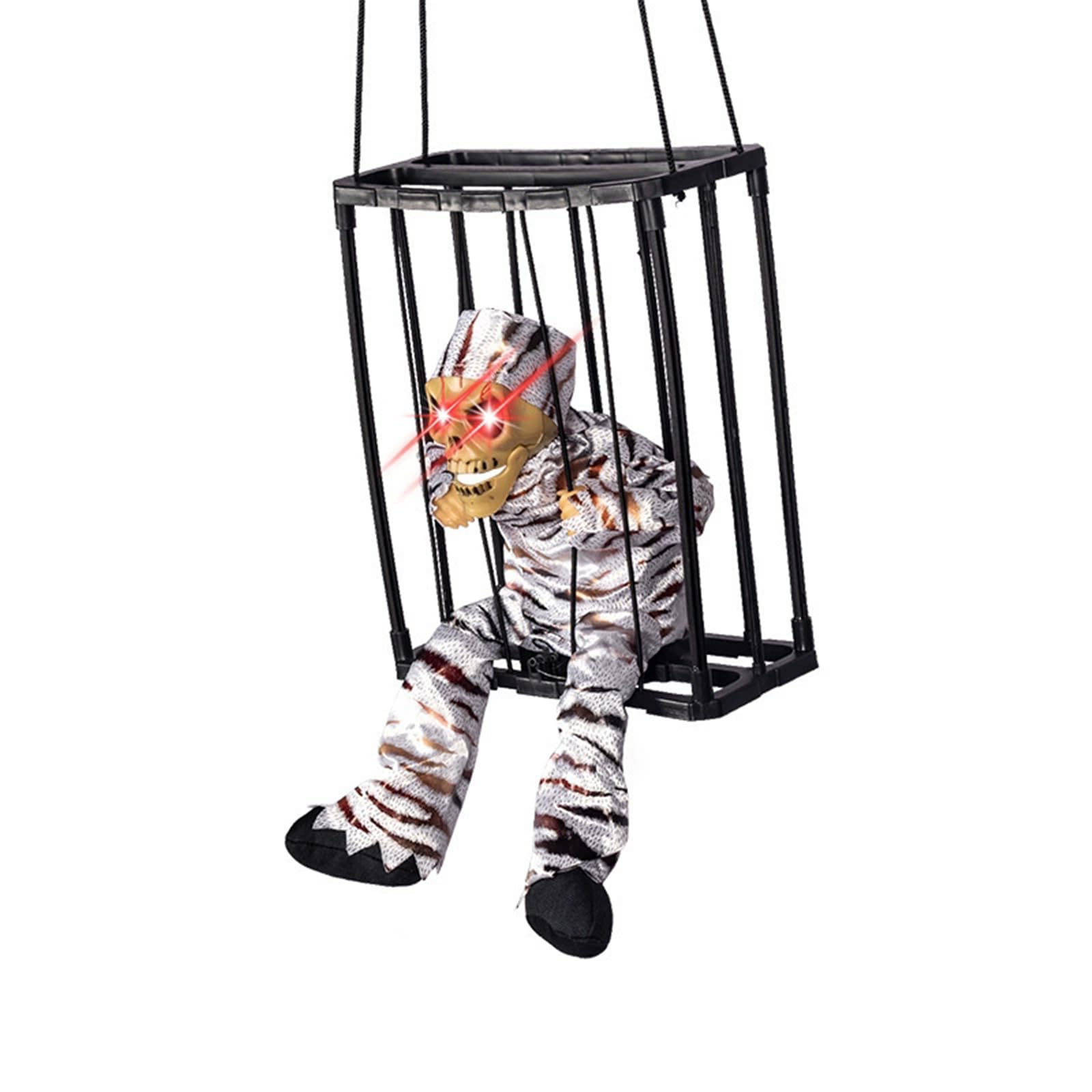 Beimus Horror Themed Hanging Jail Cell Decoration Figure for Halloween Party Setup Scary Halloween Party Decorations