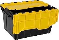 Vista 9 de Akro-Mils KeepBox Contenedor de almacenamiento de 12 galones, caja de almacenamiento de plástico apilable y anidable con tapa adjunta, bolsa