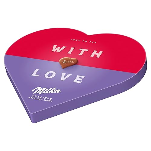 Miniatura 3 de I Love Milka - Pralinés de turrón en caja de regalo en forma de corazón (6.53 oz)