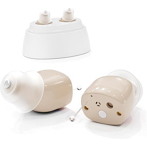 Rechargeable Hearing Aids for Seniors, Hearing Amplifier, Assistive Listening Device for Elderly，Hearing aids