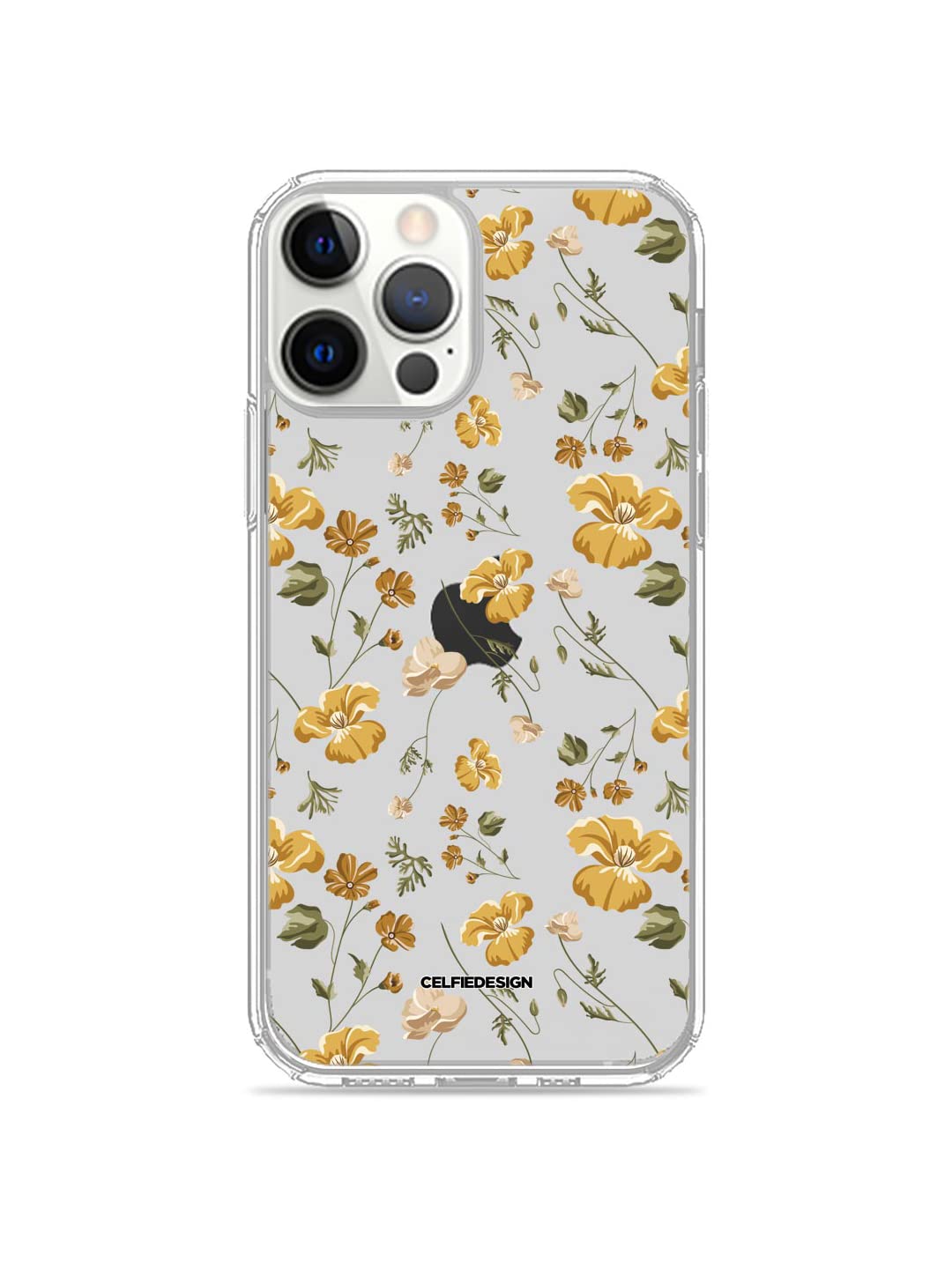 Macmerise Clear Phone Case | Compatible with iPhone 12 Pro Back Cover Case | Design SK Shining Prim Rose | 360 Degree Protection | Protective Mobile Cover | iPhone 12 Pro Phone with Camera Protection