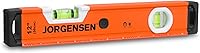 Jorgensen 12-Inch Magnetic Torpedo Level with LED Light-Up Vials, Shockproof Caps, Metric/Imperial Scales - Precision DIY Tool