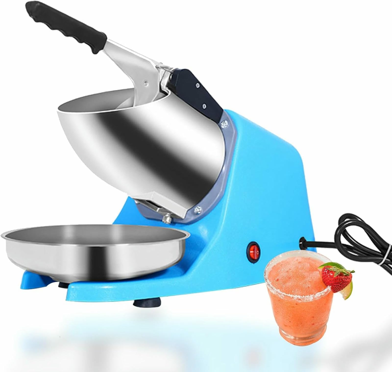 Machine à glace électrique pour desserts et cônes de neige en famille