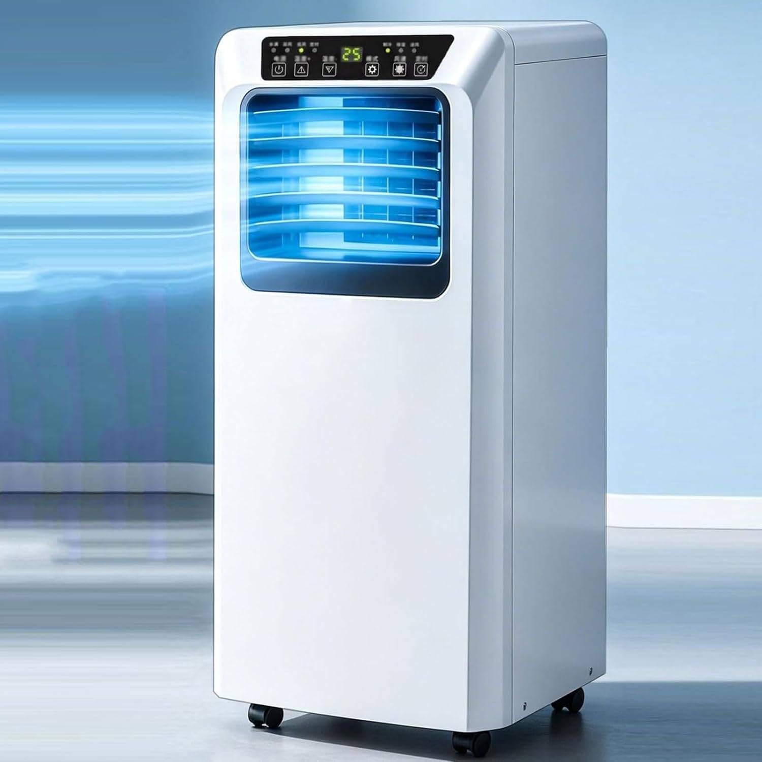 SPECIALBIEGEBUY Portable Air Conditioner 7000/9000 BTU with Sleep Mode and Smooth Castors 7000BTU