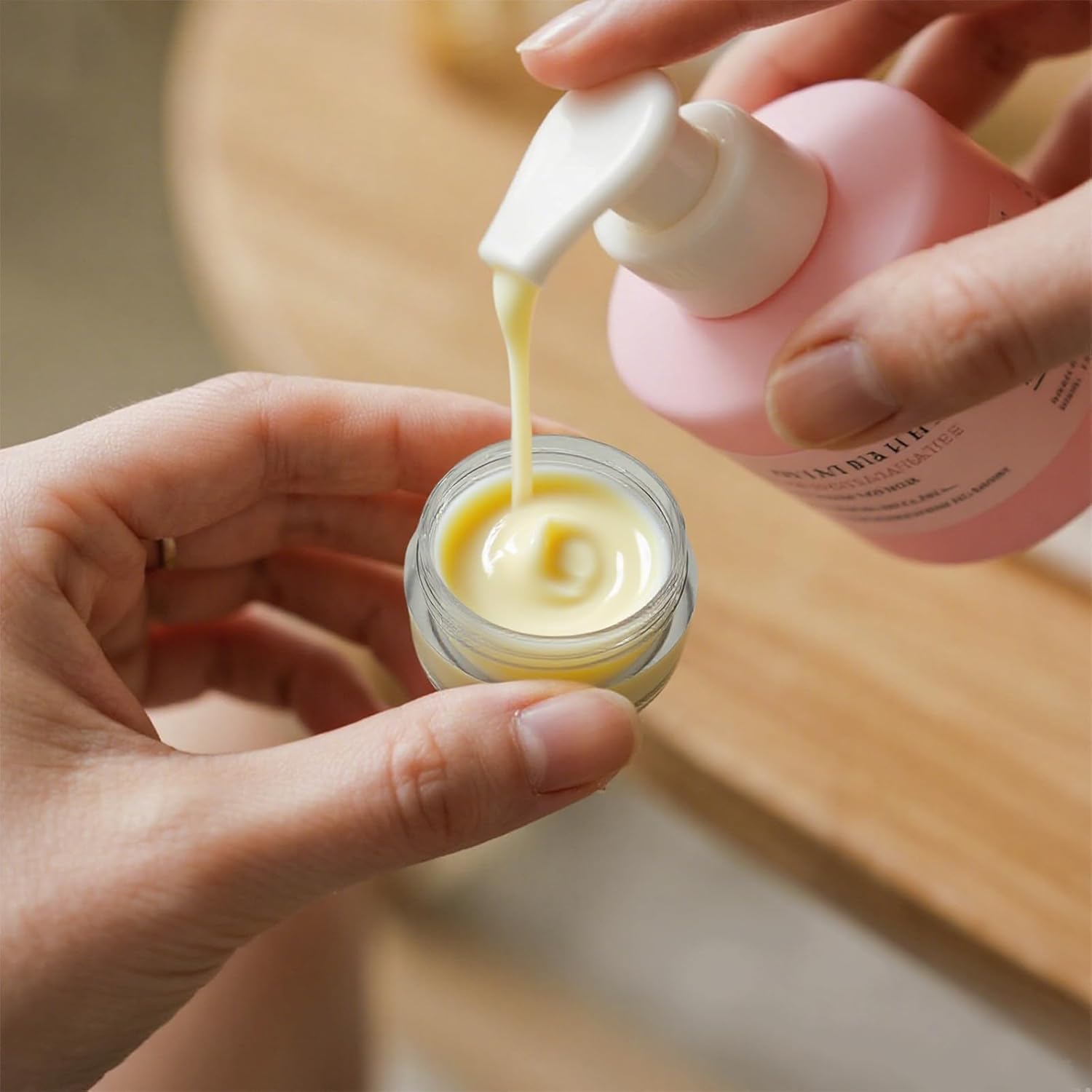 Flintronic 12PCS 50g/50ml Petit Pots Vide Cosmétiques Transparent avec Spatule et Étiquette pour Lotion Crème