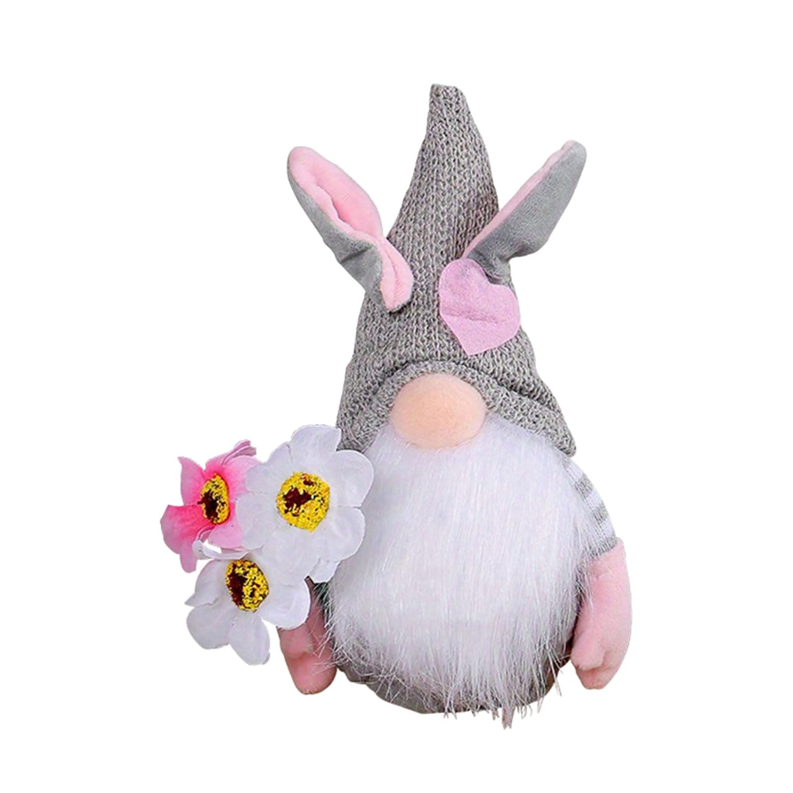 Buxuaaaa Faceless Doll Spring Easter Festival Party Home Decorations Kids Gift Favor Carrot Ornament Faceless Gnomes Statue Ornaments Gnomes Easter