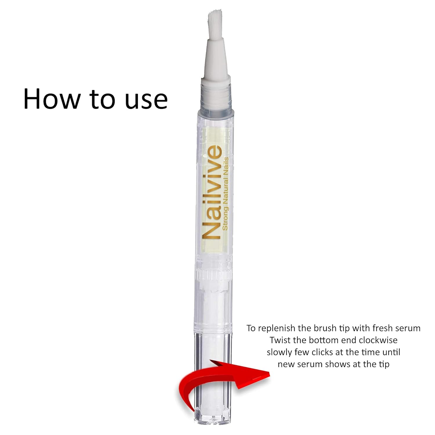 NAILVIVE Nail Serum Powerful like Silk Proteins Proven Natural Formula Strengthening Hardening nails Instantly Prevents Splits Chips Peels Cracks on Your Nails (Bonus Pack!) : Beauty & Personal Care