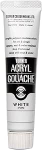 ターナー色彩 アクリルガッシュ ホワイト AG020001 20ml(6号)商品画像