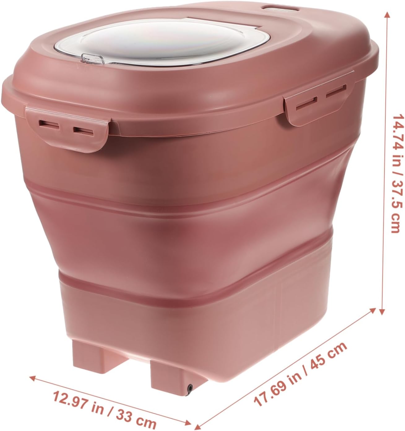 DECHOUS Dog Food Storage Bucket Airtight Cat Food Bin Cover Large Capacity Design for Convenient Storage for Cats and Dogs Moisture Functional