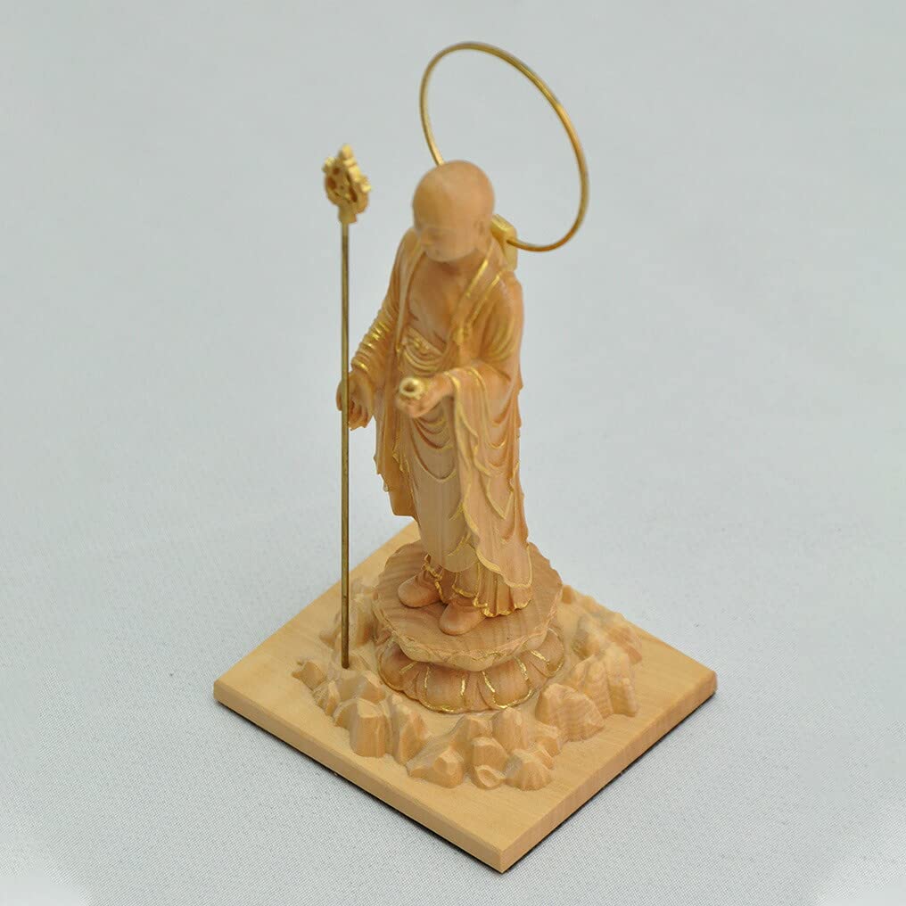 【 木造地蔵尊 】　右手与願印　～江戸時代　　　L0605E 木造地蔵尊 】右手与願印～江戸時代L0605E