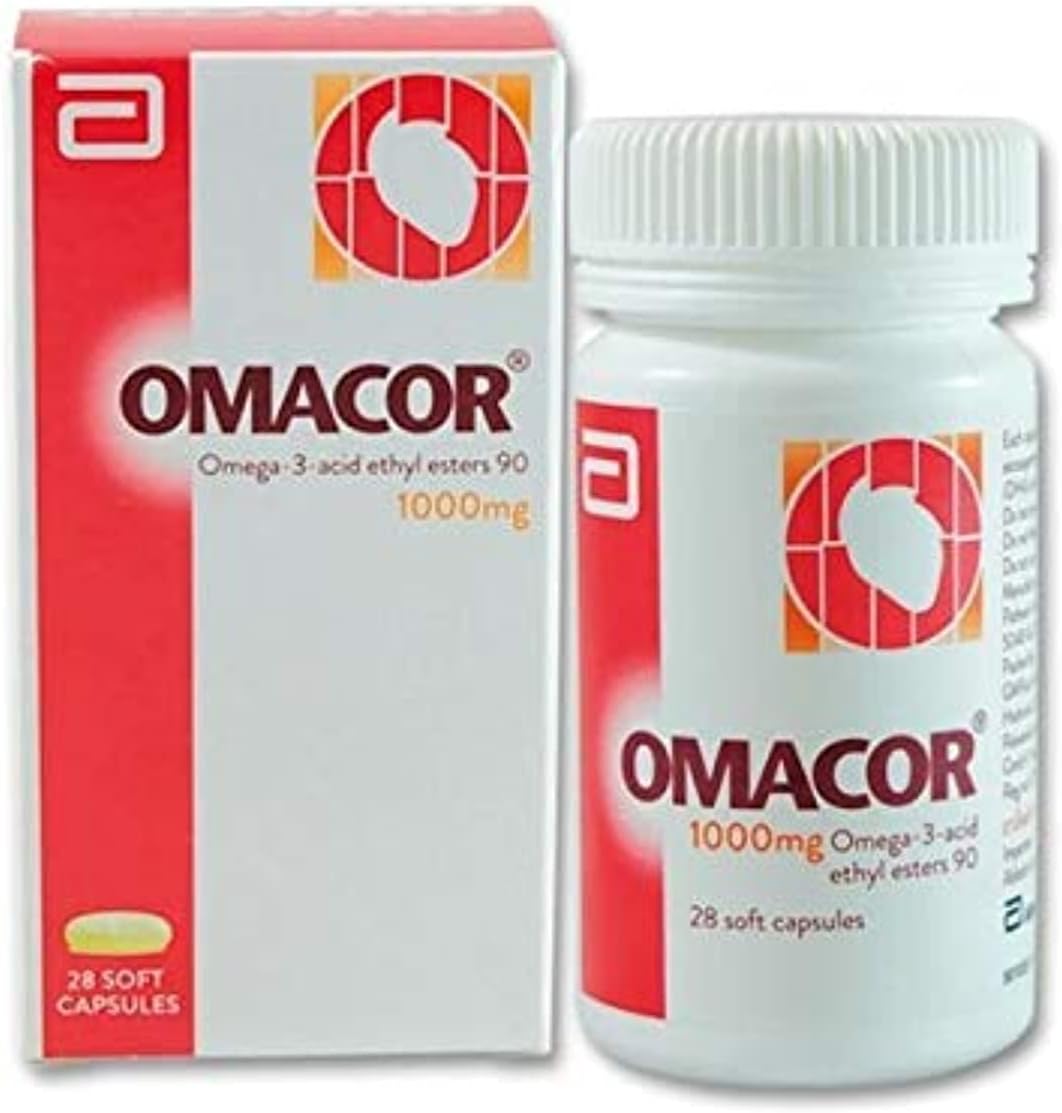 Omacor 1000mg Omega3 Capsules 28s