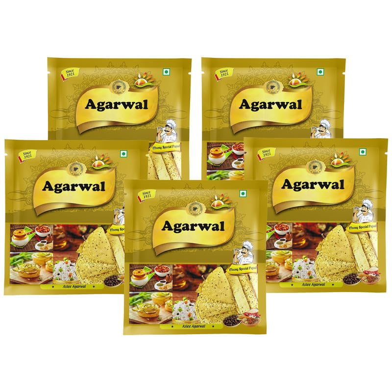 APBI Bikaner Moong Special Papad 9 inch | 2Kg | Urad, Moong Mix Papad | Agarwal Papad Bhujia Industries | Traditional Indian Sajji Khar, Hing & Spices Mix Papad | Authentic Bikaneri (B0CCF6GCXY) Amazon Price History, Amazon Price Tracker