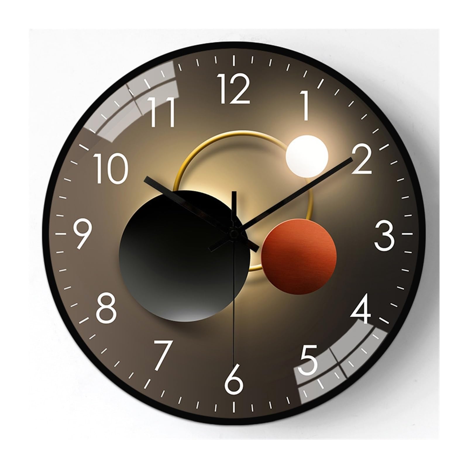 EINES Clock Wall Clock Living Room Home Clock Wall Restaurant Modern Silent Quartz Clock(5)