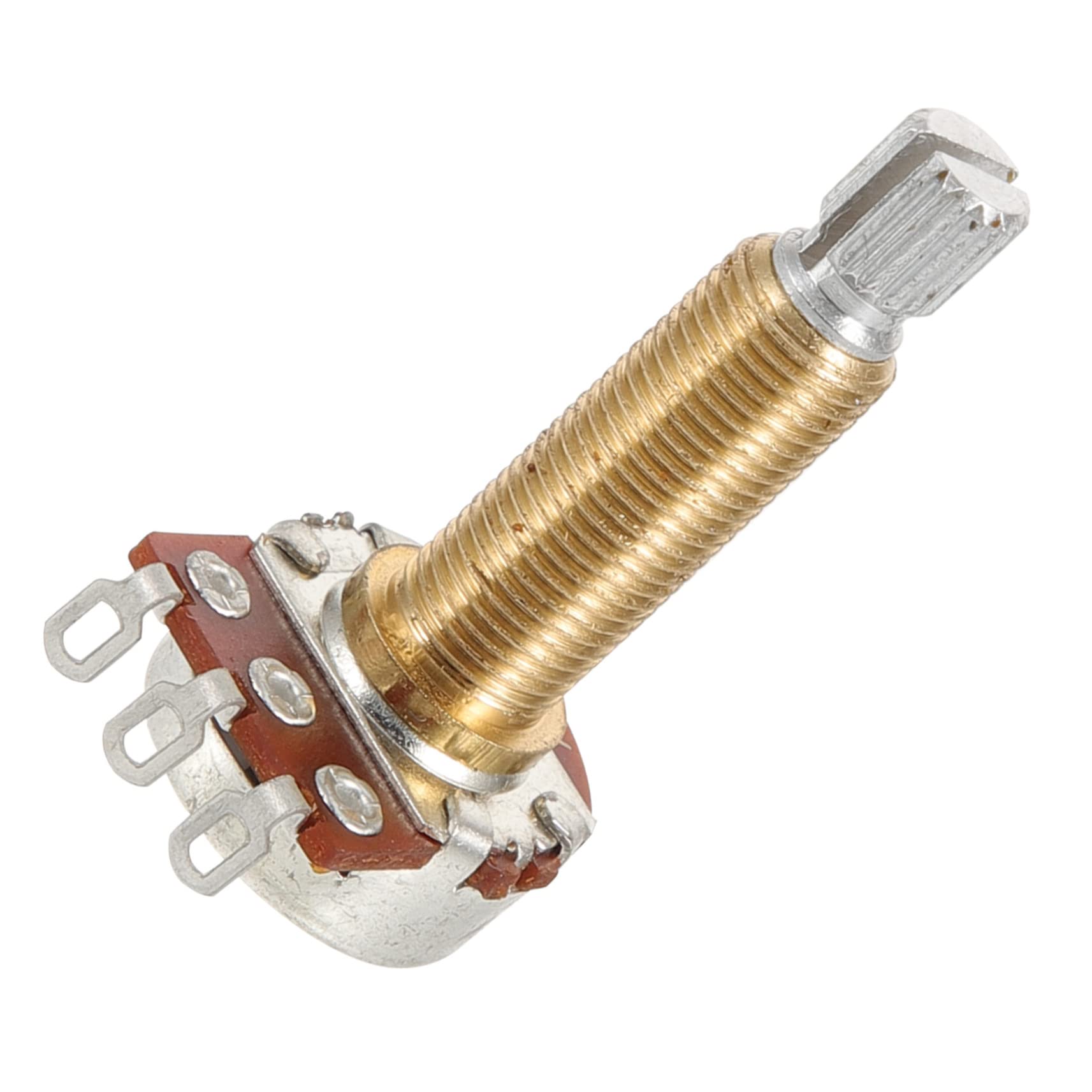 Yardwe Banjo Long Shaft Potentiometer Durable for Volume Tone for Electric Banjo Building Upgrading Sound Quality