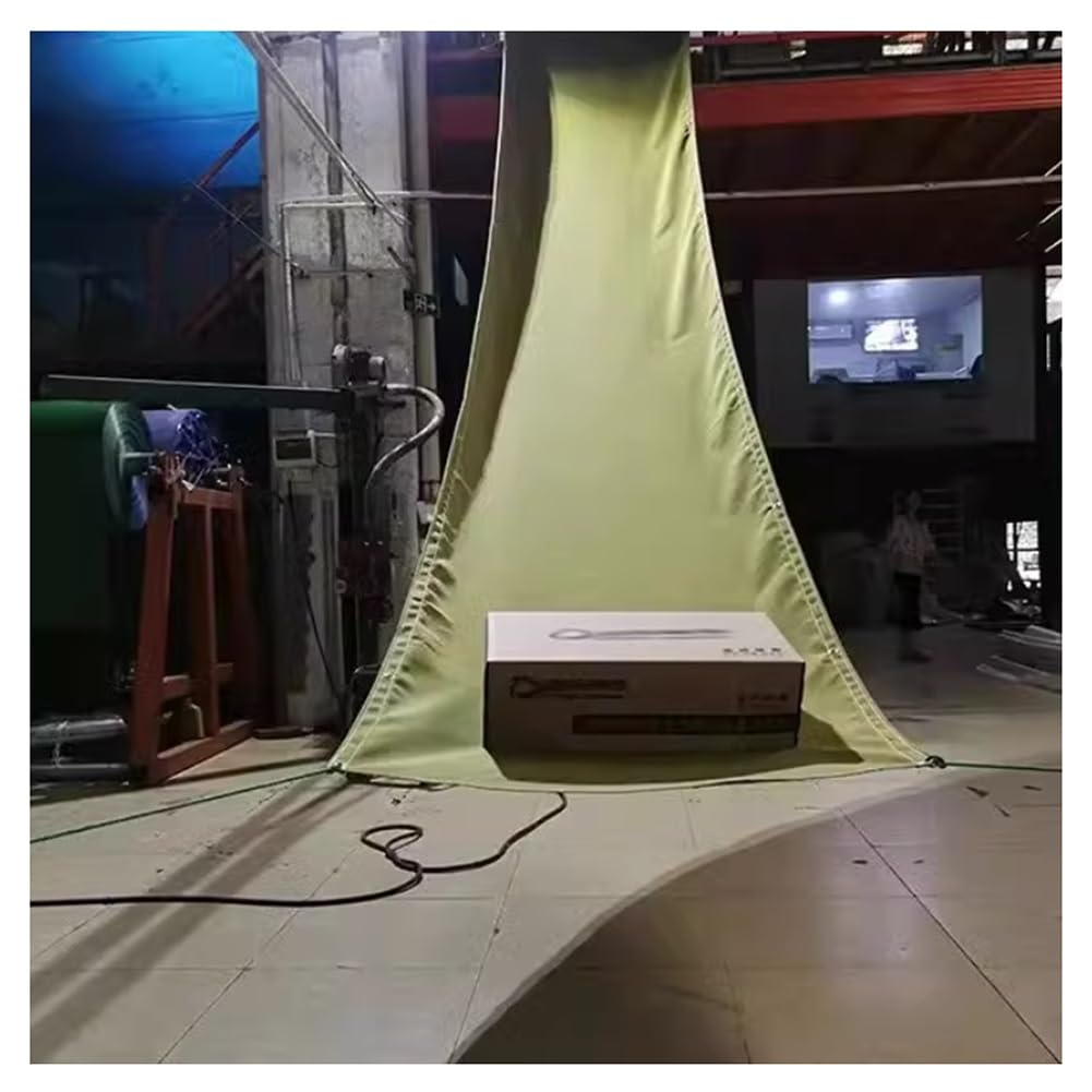 GTHTUHFD Canvas Chute,Heavy Duty Canvas Chute Tarpaulin - 2X30M Cargo Handling Slide For High-Altitude Unloading And Moving Goods In Warehouses - Durable Conveyor System,Green-2x10m/6.56x32.8ft