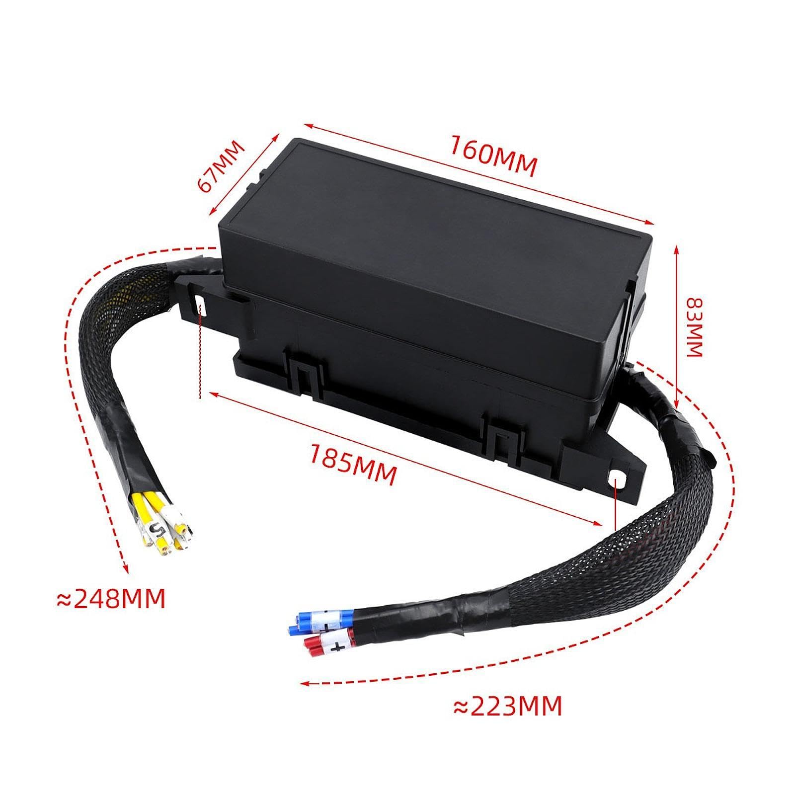 NASA4ピン リレーボックス Amazon | 12V リレーヒューズボックス 配線済みリレーボックス