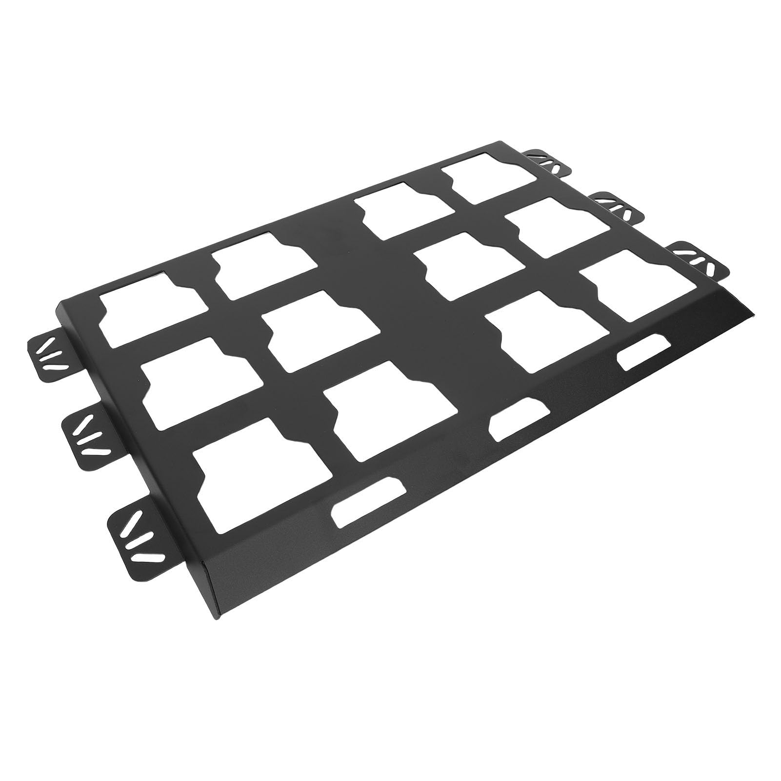 Dioche Placa de Montaje para Caja de Herramientas - Base de Metal de 2 Piezas para Caja de Herramientas Empaquetada - Montaje Seguro en Pared o Piso con Cerradura - Acero de Alta Dureza, Capacidad