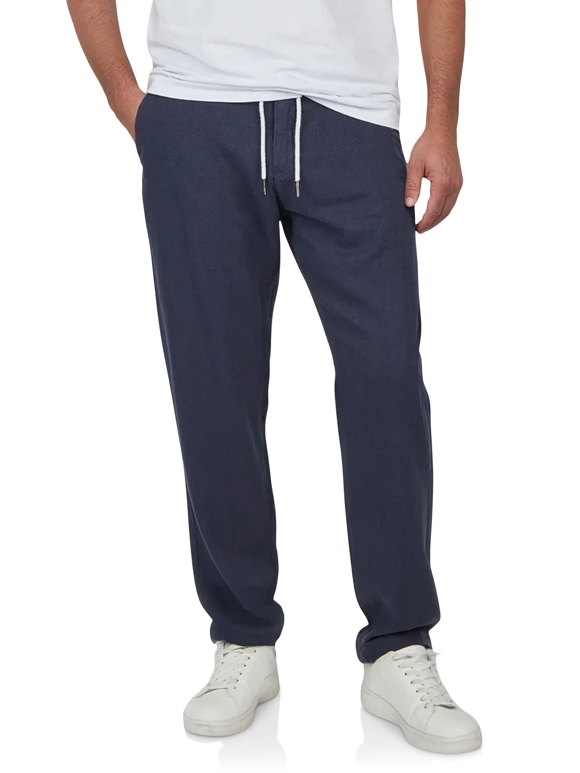 riverso Leinenhose Herren lang Regular Fit RIVMarco Sommerhose