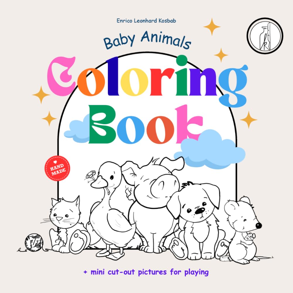 Baby Animals Coloring Book: Creative fun for the whole family.