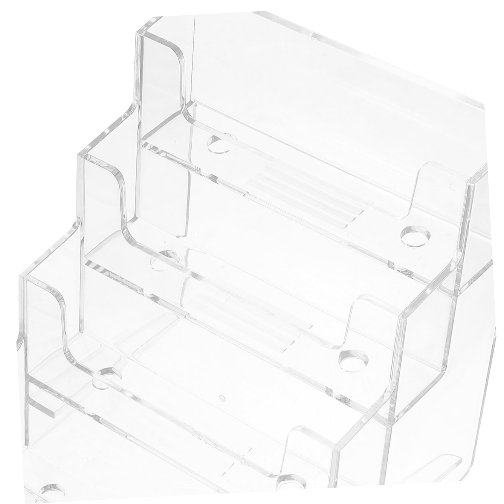 Artibetter 4 Pezzi Scatola per Carte Visita Organizer Ufficio Compatto Resistente Carte per Scrivania Design Elegante per Ufficio e Casa