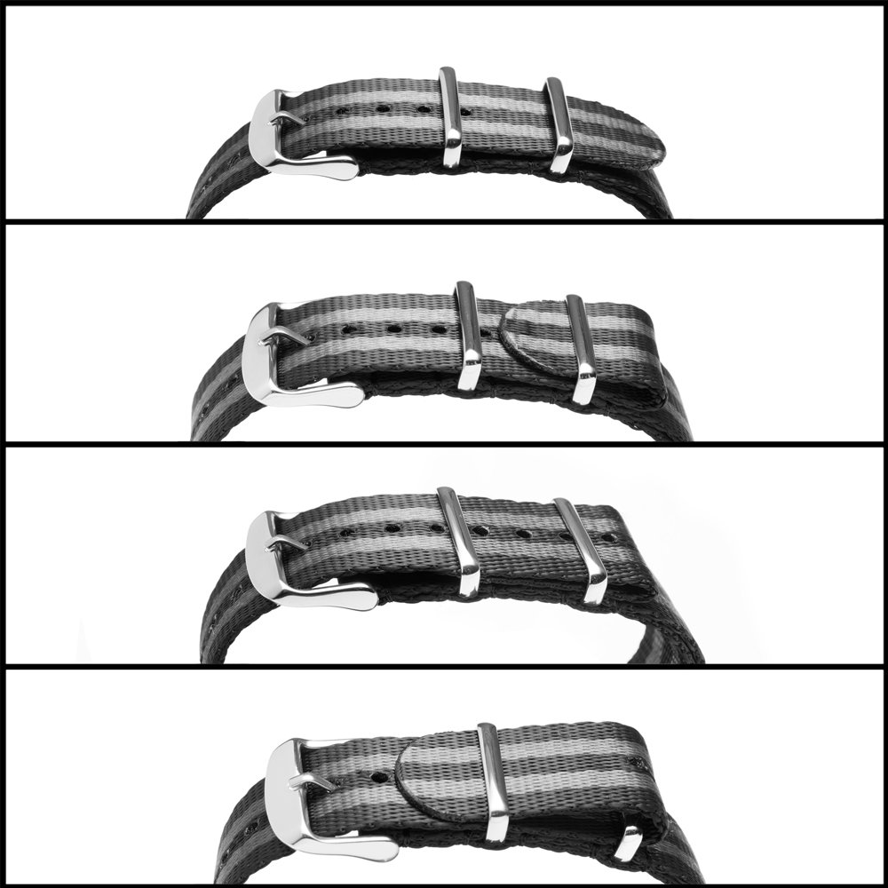 Archer Watch Straps - Paski NATO z nylonu, typ pasa bezpieczeństwa