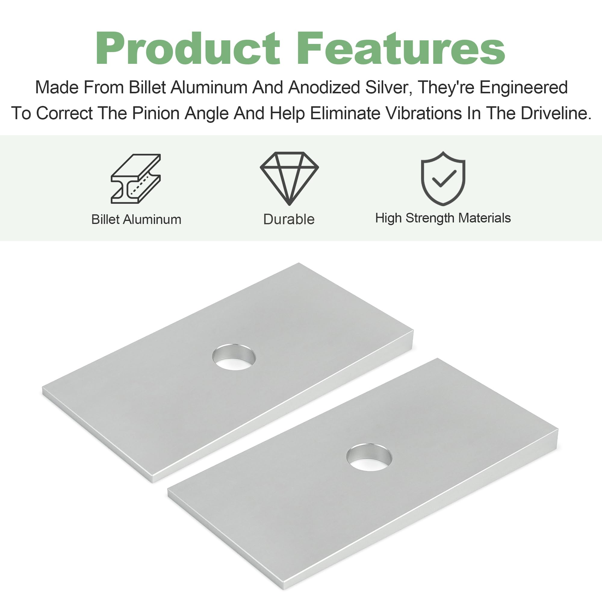 Amazon.com: 2.5 Degree Angle Correction Universal Suspension Axle