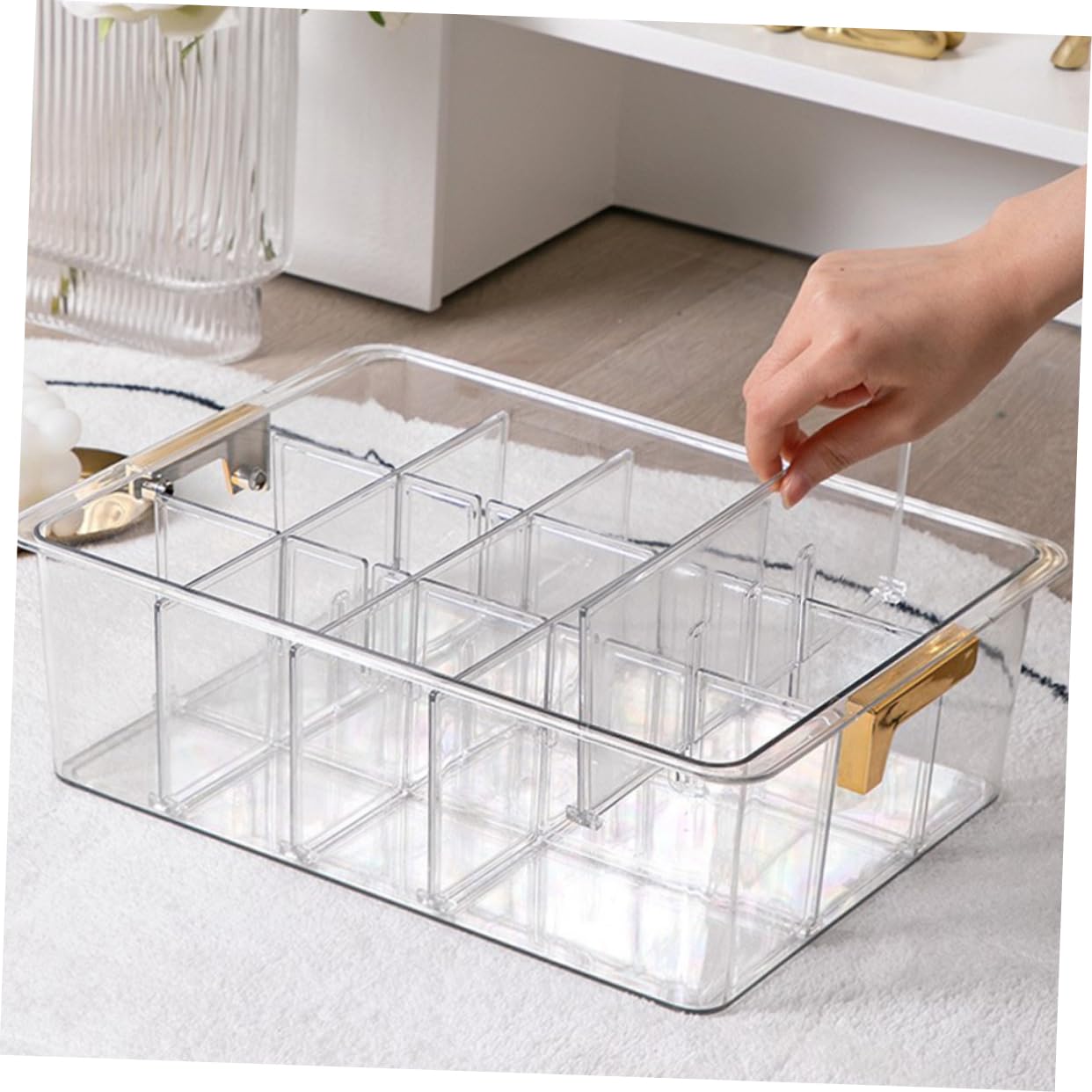 Caja Para Ropa Interior Soporte Calcetines Almacenaje Armario Organizador
