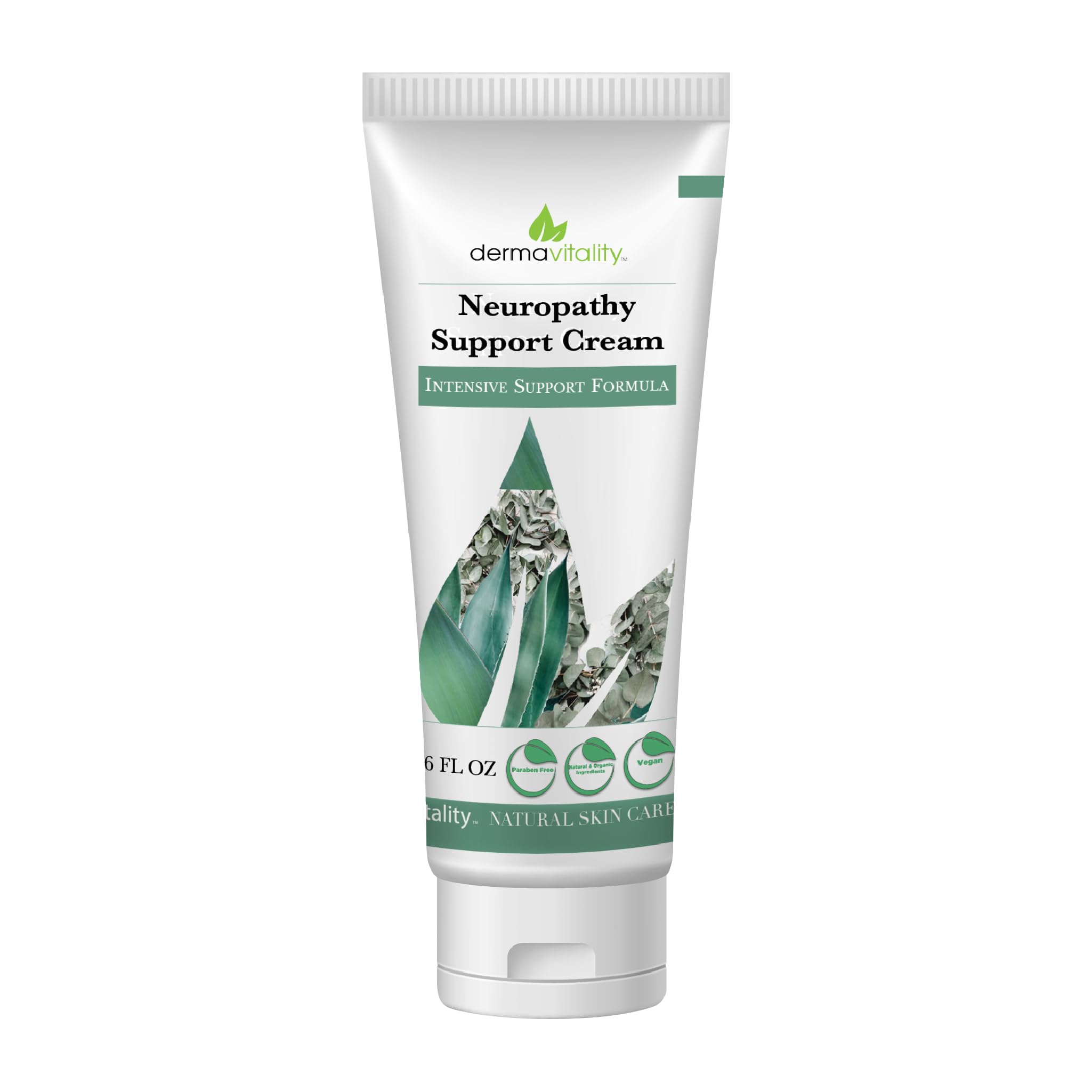 UltimateVitality Neuropathy Support Cream – Natural Organic Cream for Feet, Hands, Legs, Toes includes Arnica, Capsicum Frutescens Fruit Extract, Peppermint a Ginger - 6 Ounces