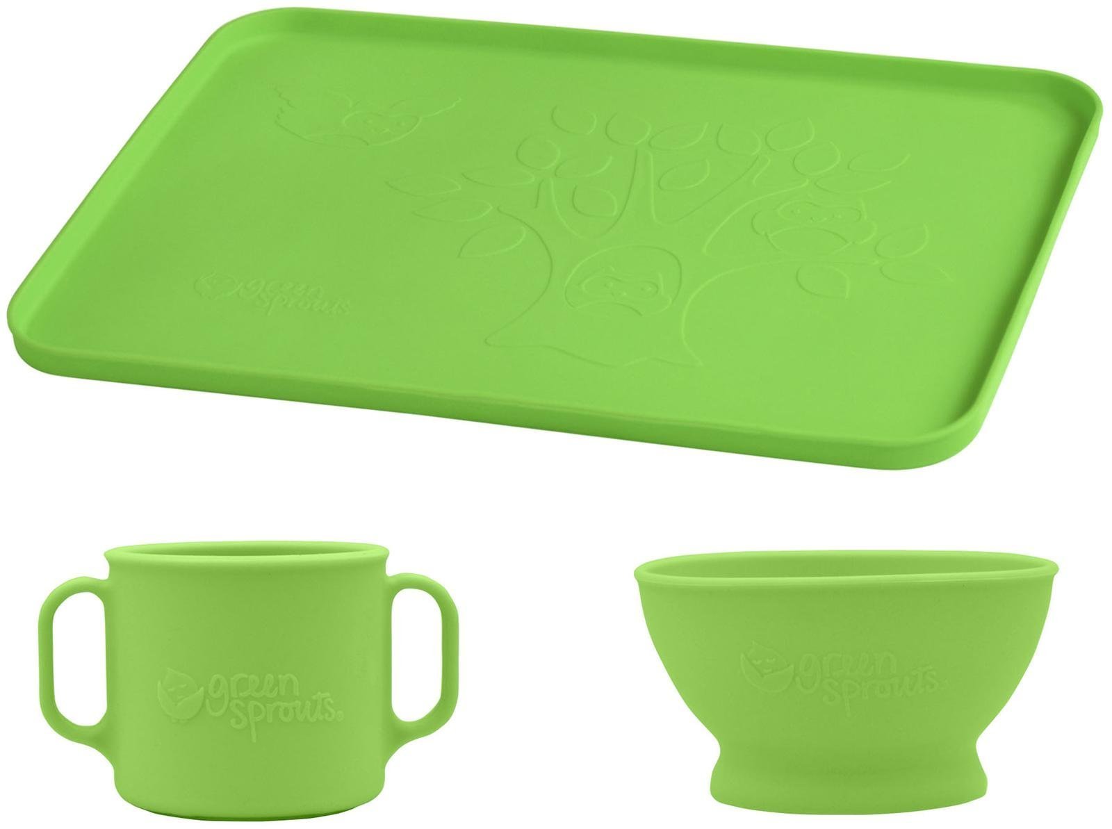 I PlayGreen Sprouts . Learning Set, Green, 6 Months, 3 Pack