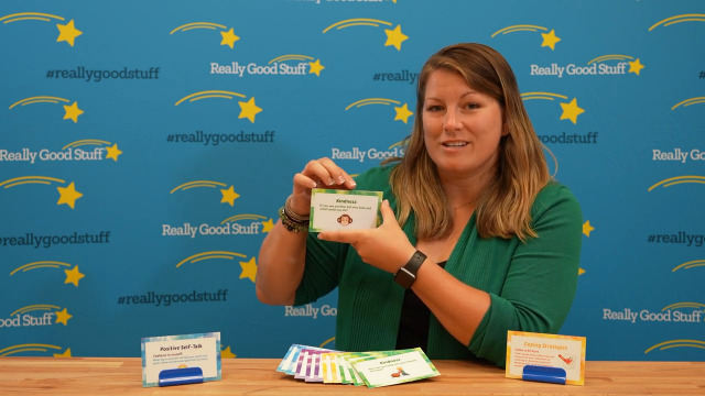 Image of Really Good Stuff Social-Emotional Learning Conversation Cards for Home | Set of 18, Ages 5+, Kindergarten+, Help Kids Learn & Discuss Feelings-Activities to Express Emotions