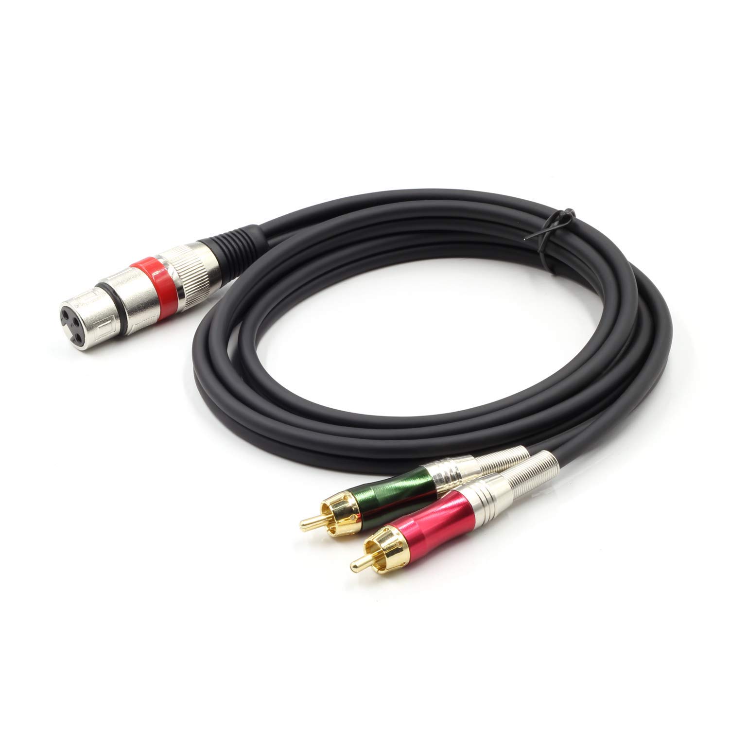 CAVO SPLITTER DA XLR A Doppio RCA Da XLR A RCA Y Cavo Splitter 3 Pin - Foto 11