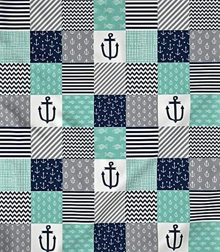 Handmade Personalized Nautical Crib Quilt