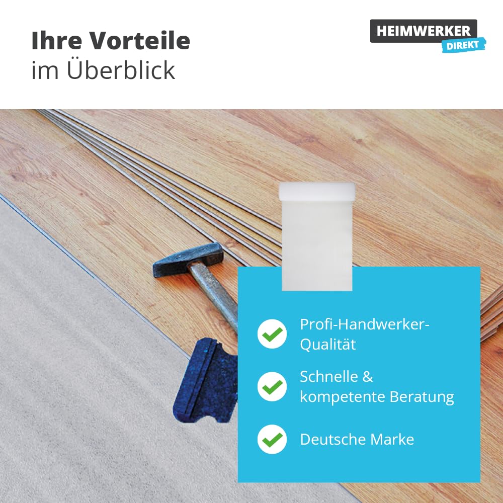 50 m² Alfa Trittschalldämmung PE Dämmunterlage Schallschutz für Laminat und Holzfertigböden