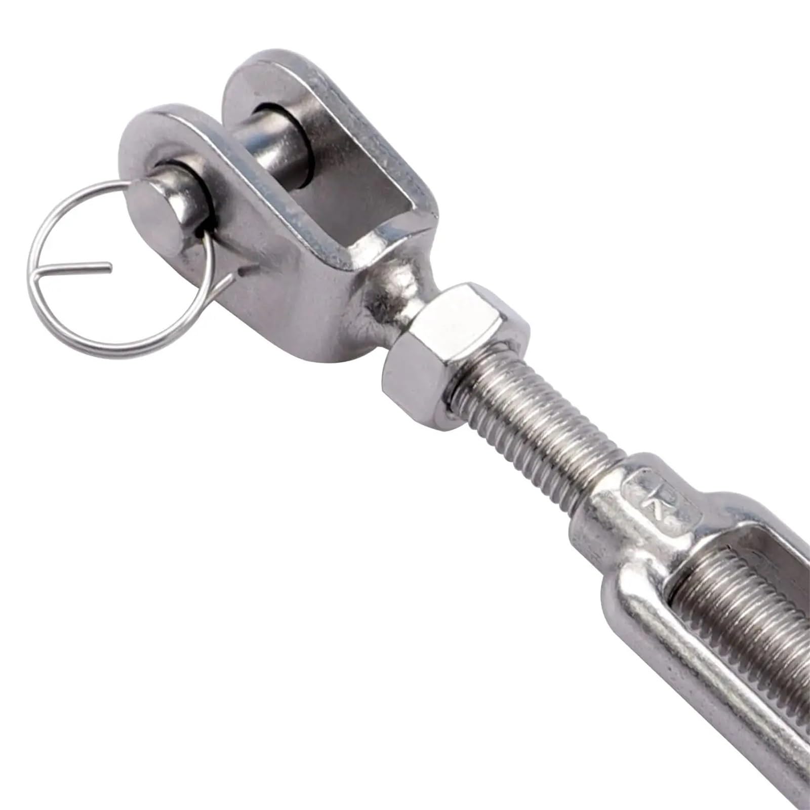 Tendeur Fil De Fer Mâchoires et tendeurs en Acier Inoxydable 304, 2 pièces, M5 M6 M8 M10 M12 M14 M16 for Tendre la chaîne de câble(M14)