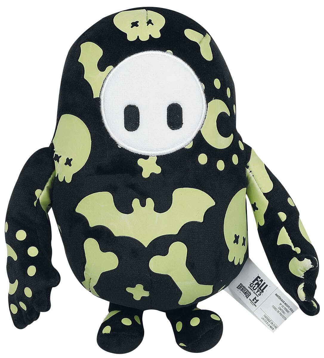 Fall Guys- Plush Toy Peluche Douce Deluxe 30 Cm Officielle, Bean Sk Corne De Licorne Jeu Video Ultimate Knockout 3 Personn Amz B