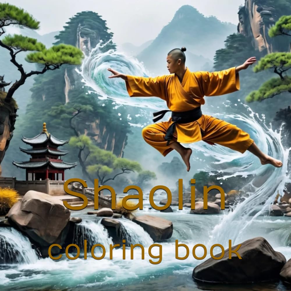 Shaolin - Warriors of Tranquility coloring book