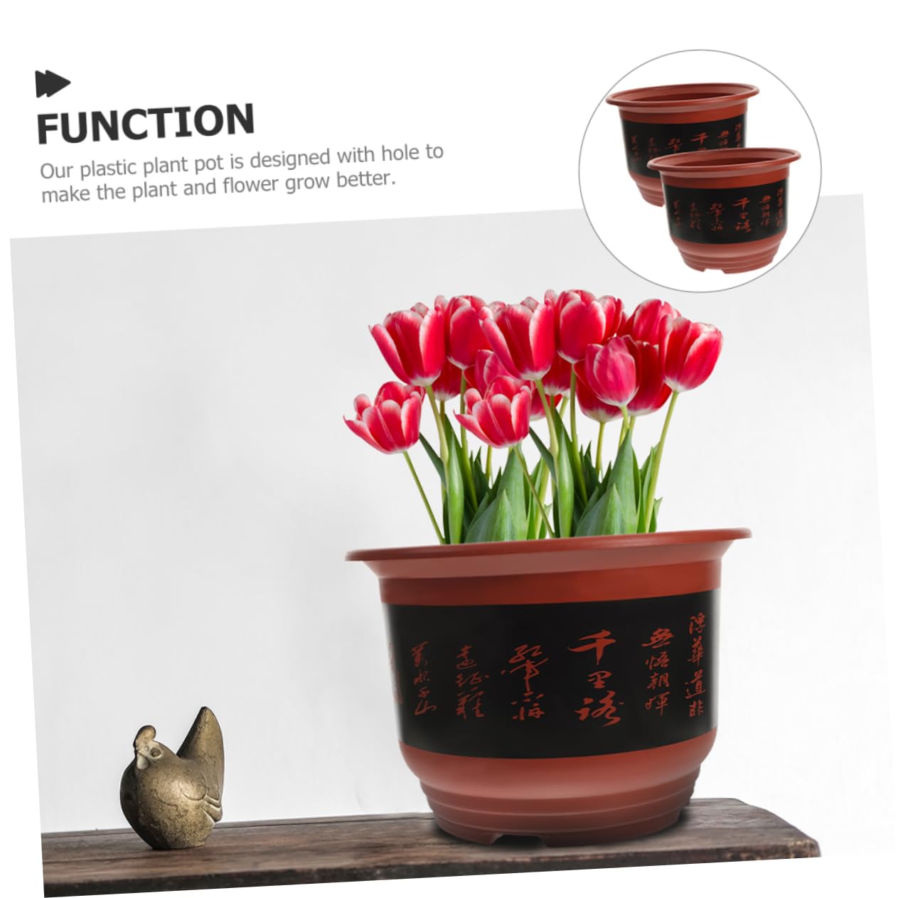 2pièces Pots à Orchidées Plastique Contenants De Fleurs pour Plantes Succulentes Et Cactus Parfait pour Décoration Intérieure Et Extérieure