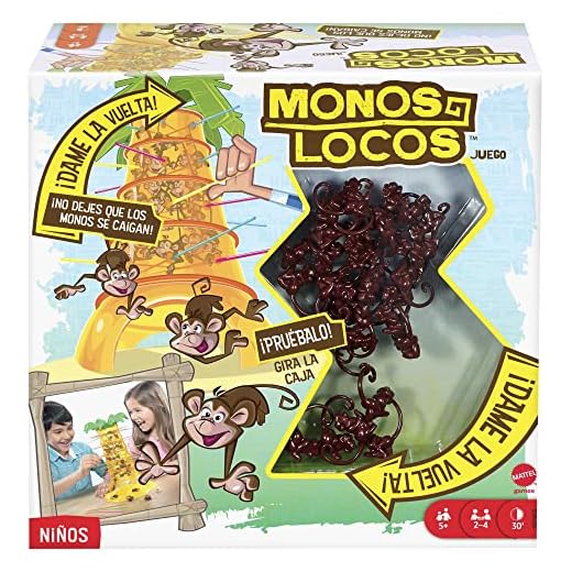 Mattel Games Monos Locos, juegos de mesa para niños (Mattel 52563)