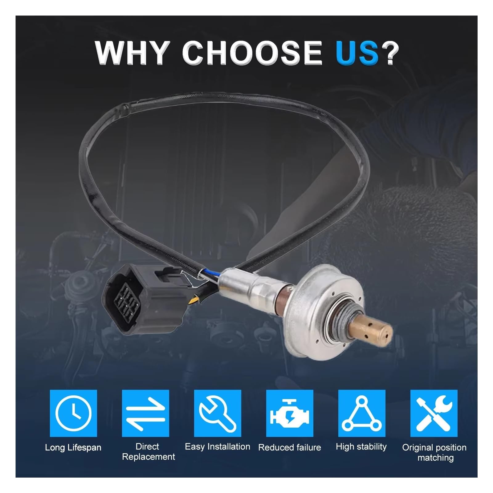 Sonda Lambda Sensor Oxígeno L509-18-8G1C L509188G1C para Mazda 6 Wings 2.5L 2008 2009 2010 2011 2012 2013 2014 Sensor Oxígeno