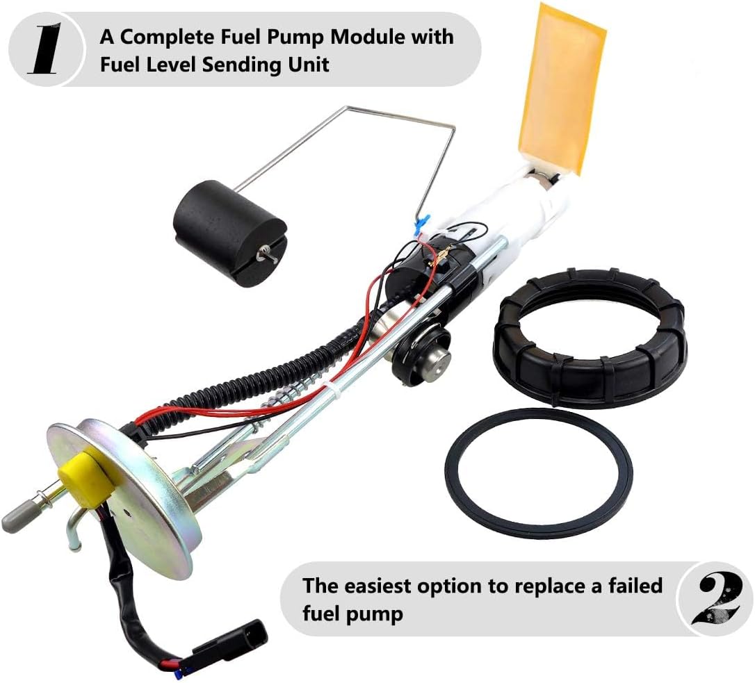 Fuel Pump Assembly 2204306 for Polaris Ranger 700 4X4 EFI XP Crew 2008-2009, Ranger 800/800 Crew 2010, Ranger 500 4X4 EFI Crew Midsize 2009-2013 Replace 47-1009 2520817, with Fuel Level Sending Unit