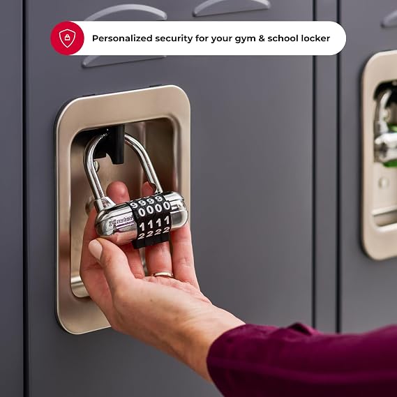 Master Lock Combination Padlock, Customizable Code Lock, Indoor Lock1523D